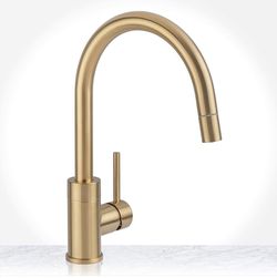 Miseno MNO003DBG Mia Bar & Prep Faucet with Single Function Pull-Down Spray Head