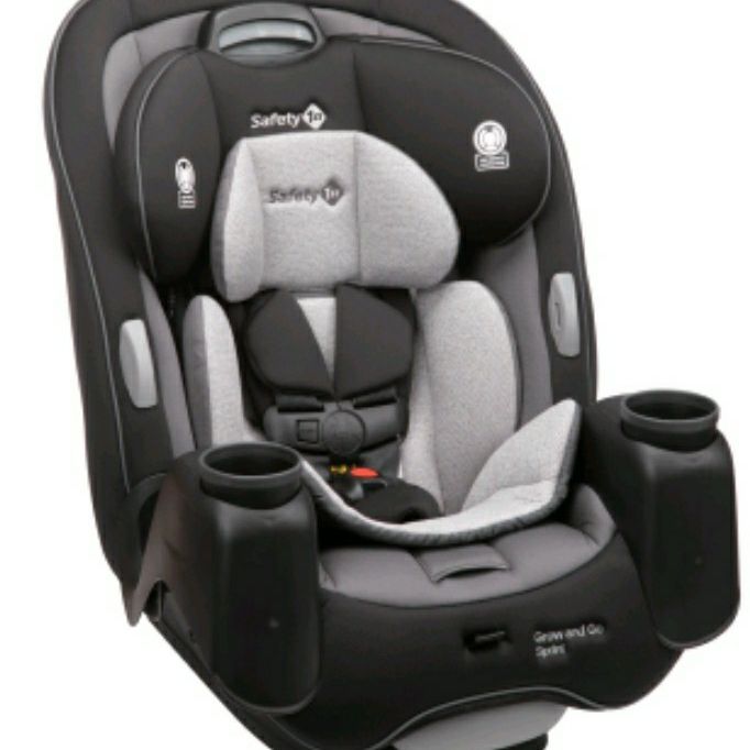 Safety 1st Grow and Go Sprint One-Hand Adjust All-in-One Convertible Car Seat, Soapstone II