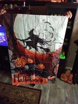 Beautiful Large Halloween Yard Banner Decor.