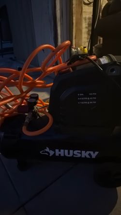 Husky 8-gallon air compressor