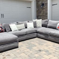 Gray Said Shape Sectional 