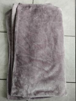 Purple cozy twin size blanket