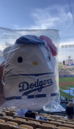 hello kitty dodger plushie