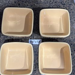 Longaberger Pottery Cereal Bowl Set Of 4