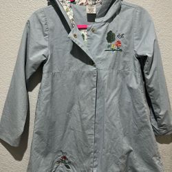 Girls Size 9-10 Hooded Coat 