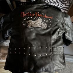 Genuine Toddler Harley Davidson Motorcycle Jacket 