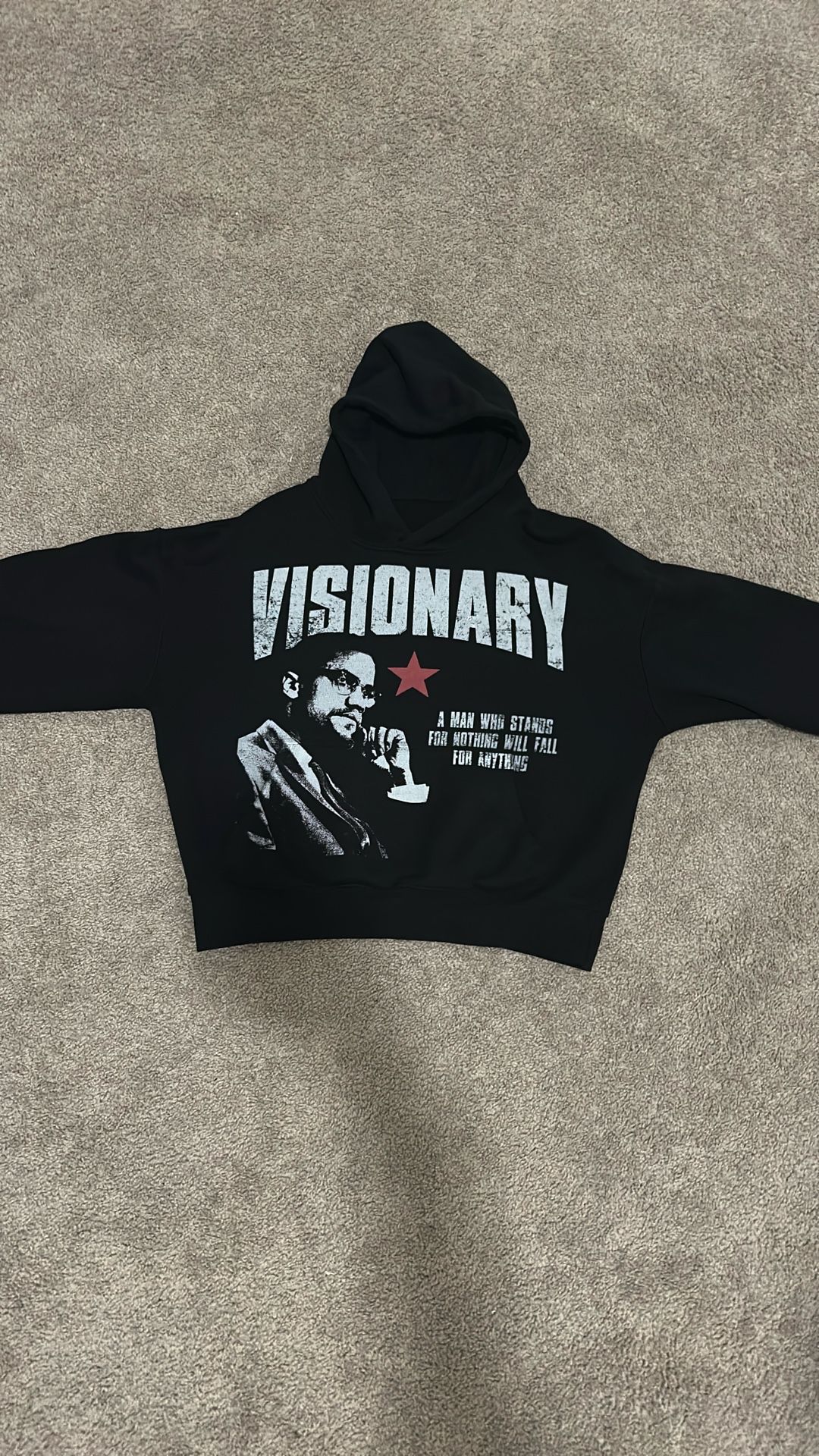 Black White Visionary Hoodie