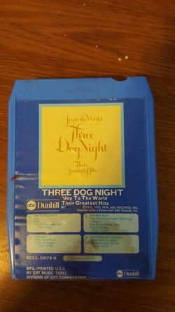 Three Dog Night Greatest Hits RARE 8 Track Tape (Tested)