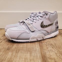 NIKE AIR TRAINER 1 SB XVIII PURE PLATINUM MENS...SZ 10...BRAND NEW