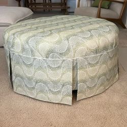 Custom New Upholstered Ottoman