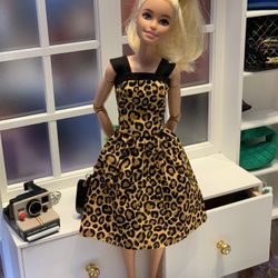Barbie Dress Leopard 