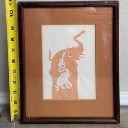 Vintage Bohemian Elephant Wall Art Just $5