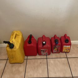 5 Fuel Containers