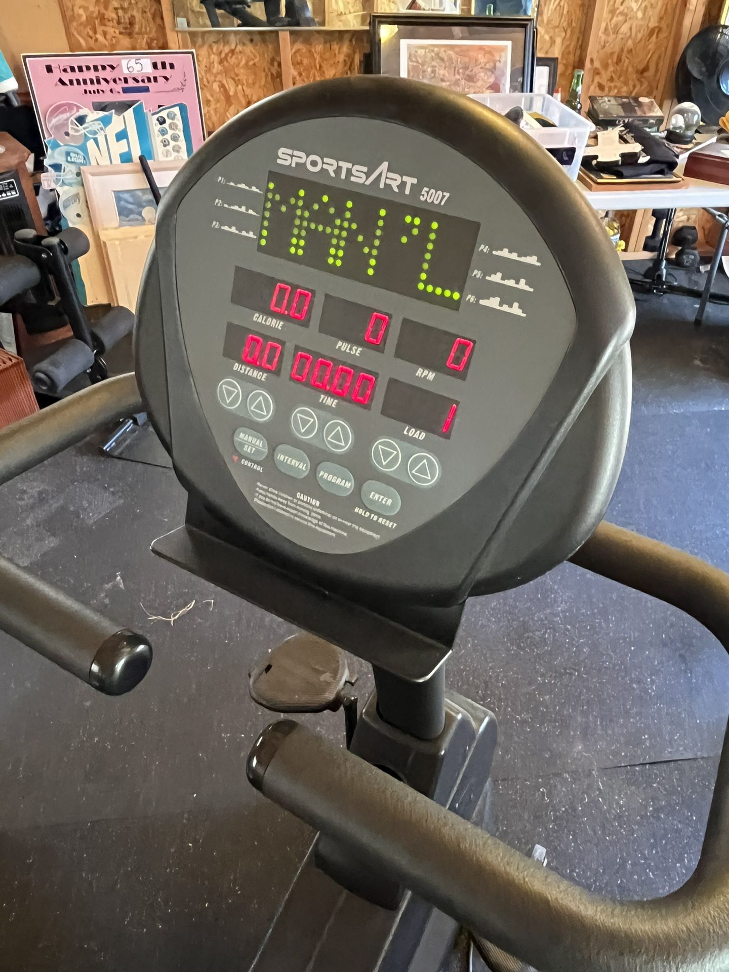 Upright Exercise Bike.