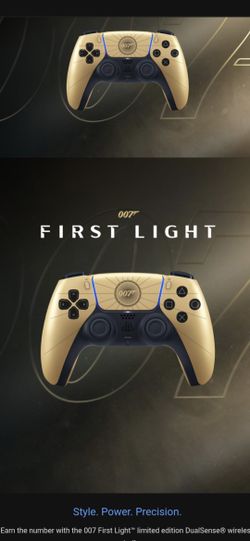 007 First Light Limited Edition Ps5 Controller