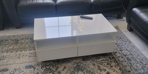 80in tv stand with fire place, 2 coffee tables, 3 side tables