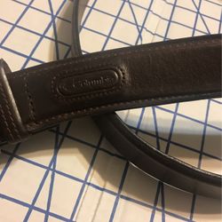 Columbia Mens Leather Belt Cognac  Size 44
