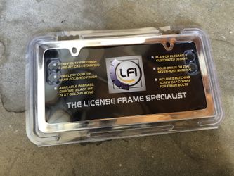 Chrome License Plate Frame Set