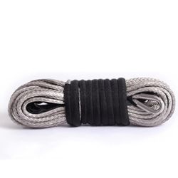 ROPEXC Synthetic Winch Rope 5/16" x 92ft 13,000 lbs, 12 Strands UHMWPE Winch