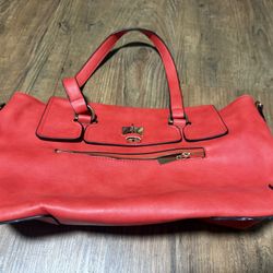 Red Leather Purse