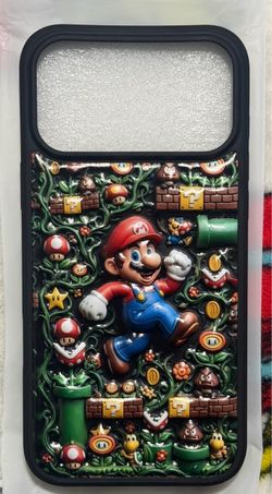 Mario 3D IPhone 17 Pro Max Case