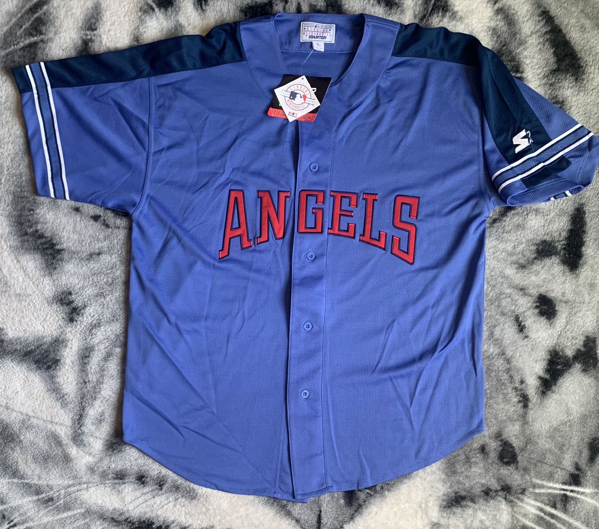 Rare Vintage Starter Anaheim California Angels MLB Jersey Sz Xl NWT