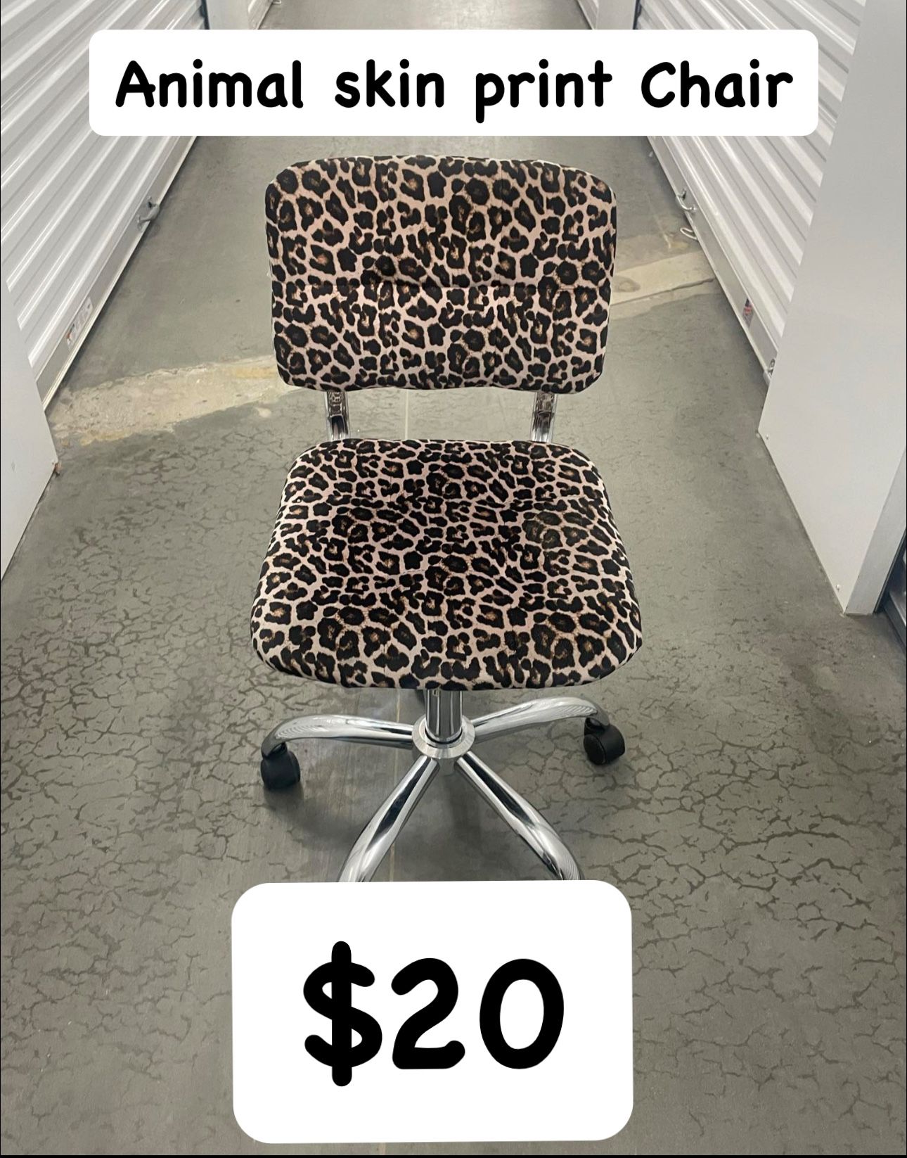 Computer Chair With Animal Print