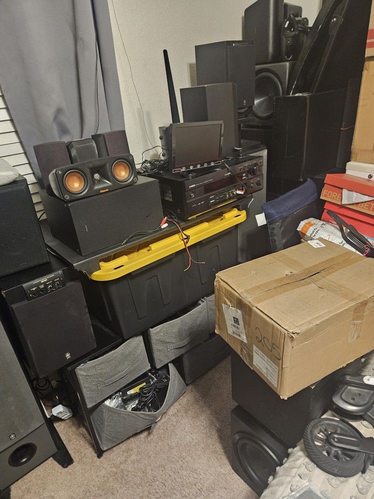 Klipsch ,LG,Polk Audio, Yamaha, Samsung Home Stereo Systems And Sound Bars Sets