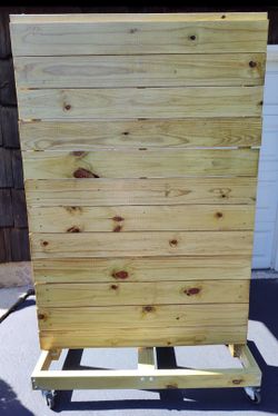 ***WOODEN PARTY BACKDROP – HAND-BUILT, WEATHERPROOF, & MOBILE***