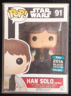 Han Solo 2016 Galactic Convention GameStop Shared Exclusive 