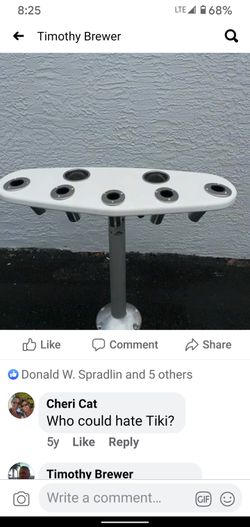 Rocket launcher 5 rods to cup holders