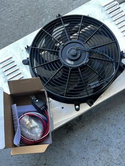 196o- 1964 Fan Shroud With Electric Fan