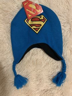 Superman kids beanie