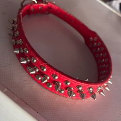 Large pet Collar. Red . New