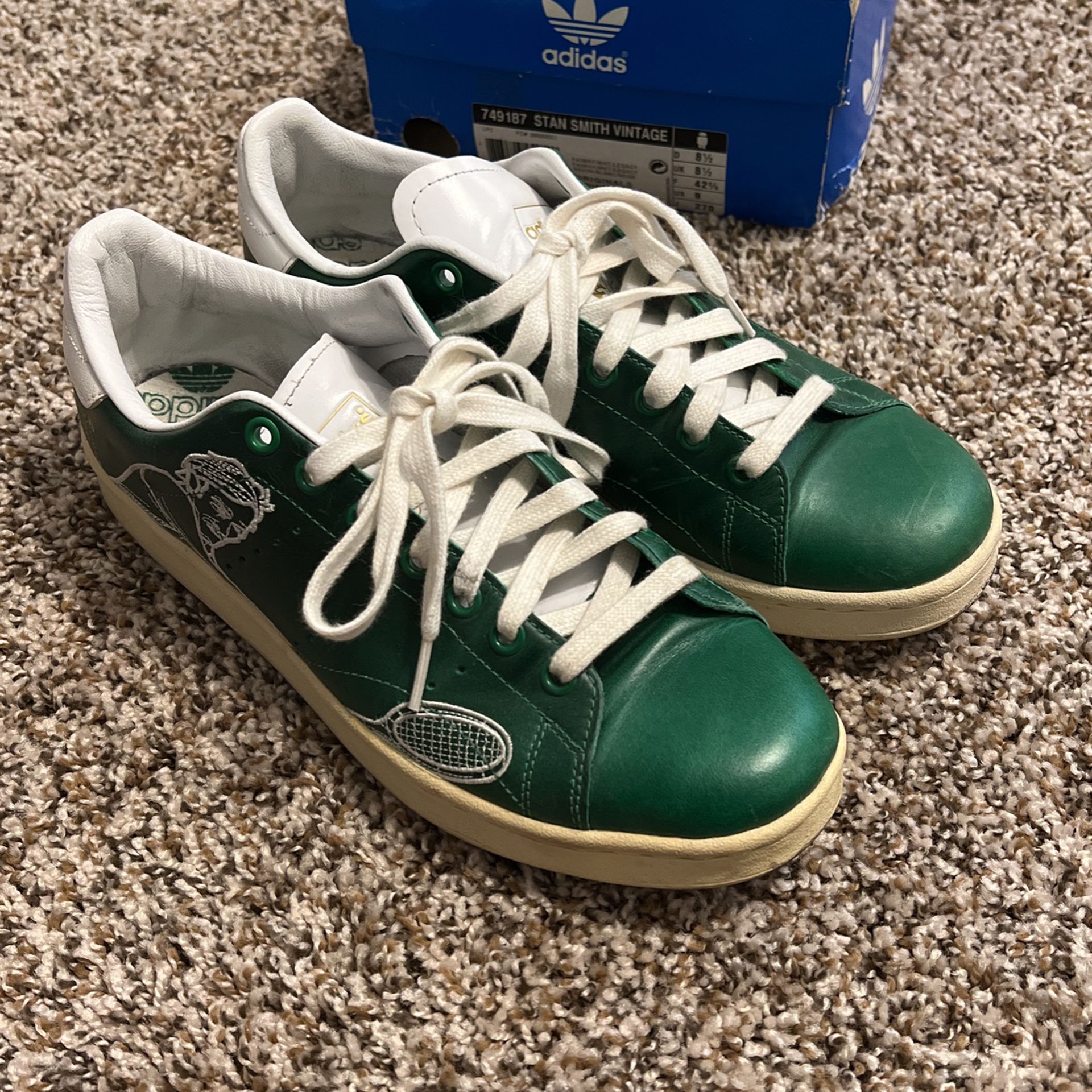 Adidas Stan Smith Size Vintage Smith Vs Nastase for Sale in Fort Myers, FL - OfferUp