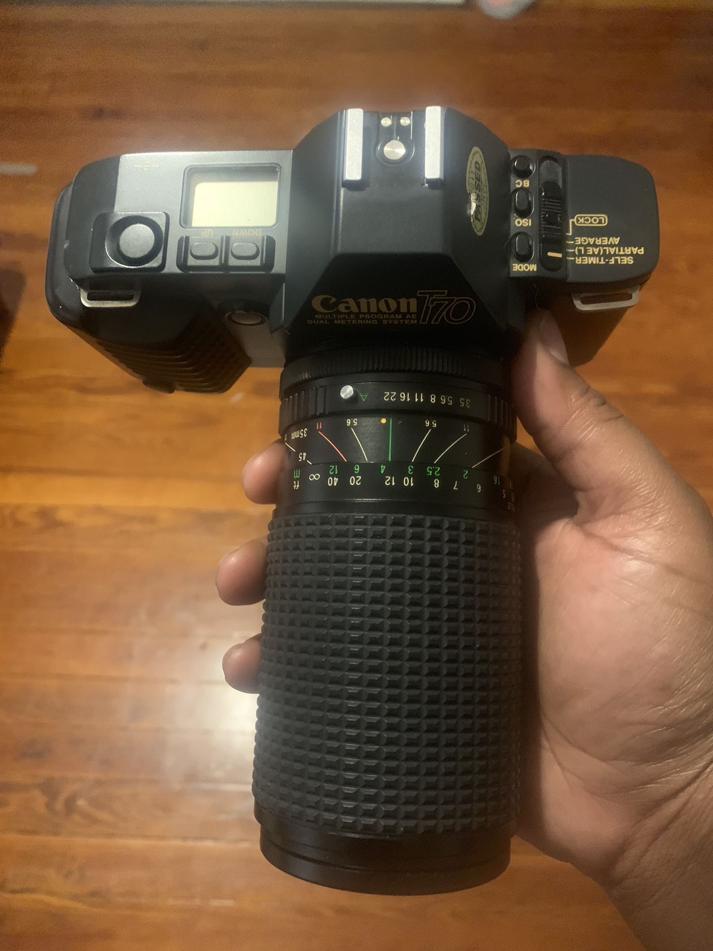 Canon T70 film camera