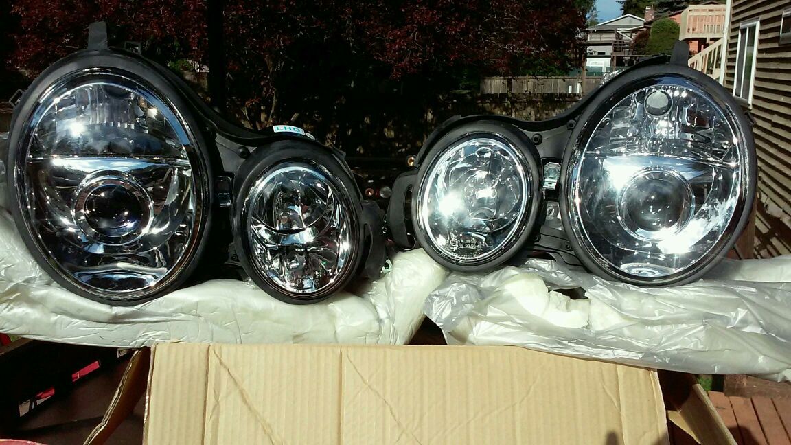 Mercedes Benz headlights