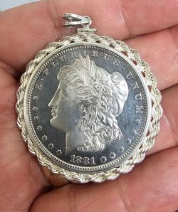 MORGAN DOLLAR PENDANT .925 IN NORWALK