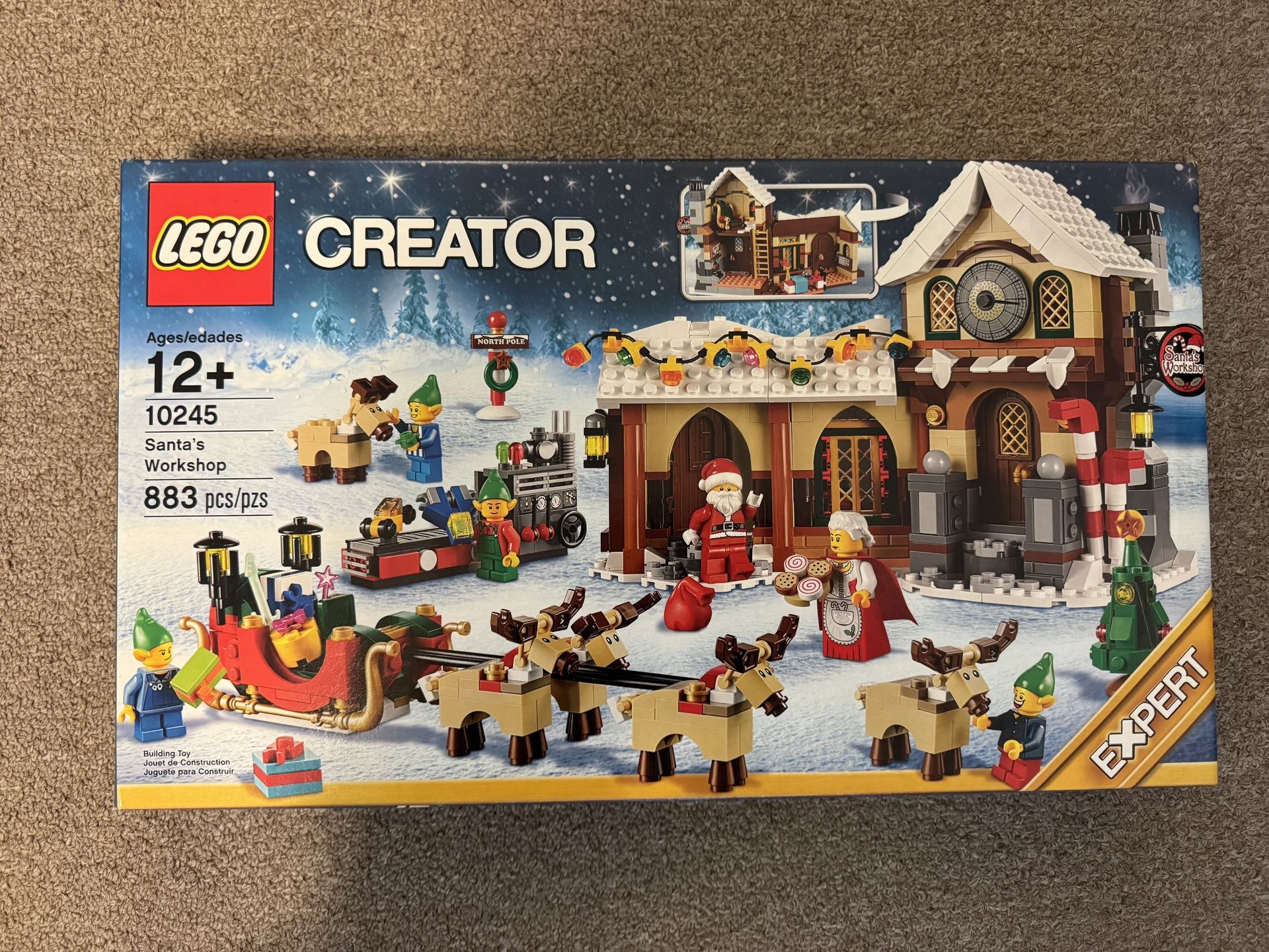 Lego Santa’s Workshop 10245 Sealed and Tough To Find