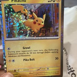 Pikachu Card