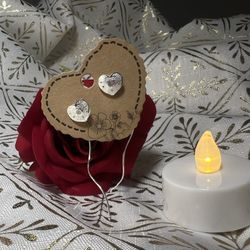 Aretes Largos D Corazón 