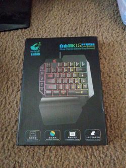 Half keyboard colored