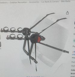 Bell 2-Bike Trunk Mount Rack