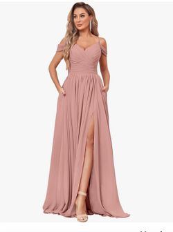 Dusty Rose Dress New W Tags