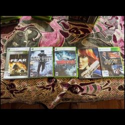 Xbox’s 360 Shooter Games  Perfect Dark, Fear, 007, World at War, Wolfenstein