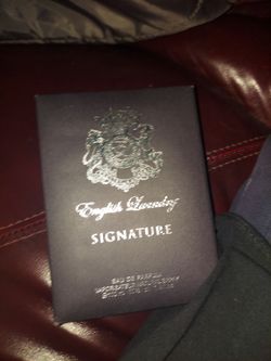 English language perfume signature