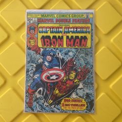 Marvel Double Feature #1  (1973) Captain America Iron Man Comic