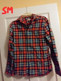 Ladies Size Sm. Flannel Shirt 