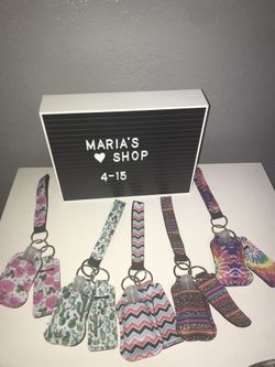 Hand Sanitizer Keychains