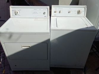Kenmore washer and dryer set gas dryer old school